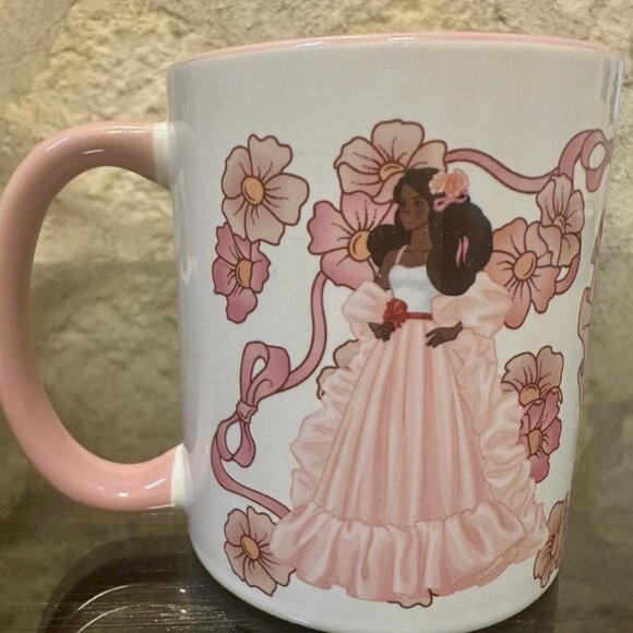 Peaches & Cream Mug Gift From 2025 NBDCC Barbie Convention Luncheon New - Picture 2 of 4